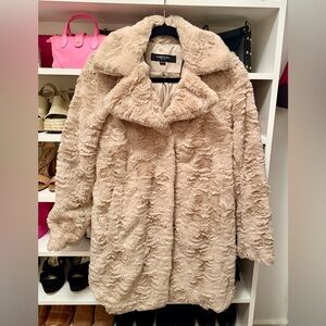 Kenneth Cole Cream Teddy Jacket